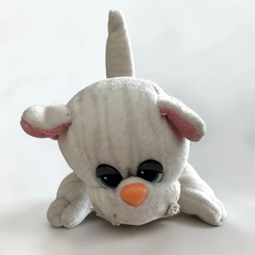 Vintage Precious Moments Plush White Cat | 8” Stuffed Animal | Applause 1987